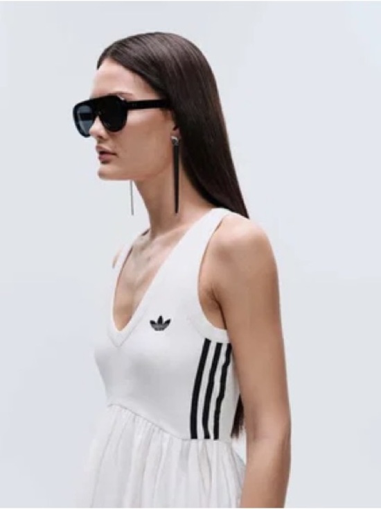 adidas Tops - adidas original x ASOS peplum cami in white